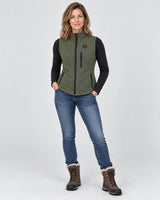 Women's heated vest PyreFit Mellora, full-length view