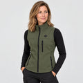 Women's heated vest PyreFit Mellora, worn, front view