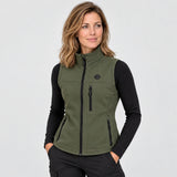 Women's heated vest PyreFit Mellora, worn, front view