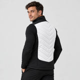 Veste chauffante sans manches sport pour homme PyreFit Novaro, vue de dos