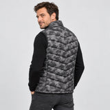 Veste chauffante sans manches camouflage PyreFit Piloto, vue de dos