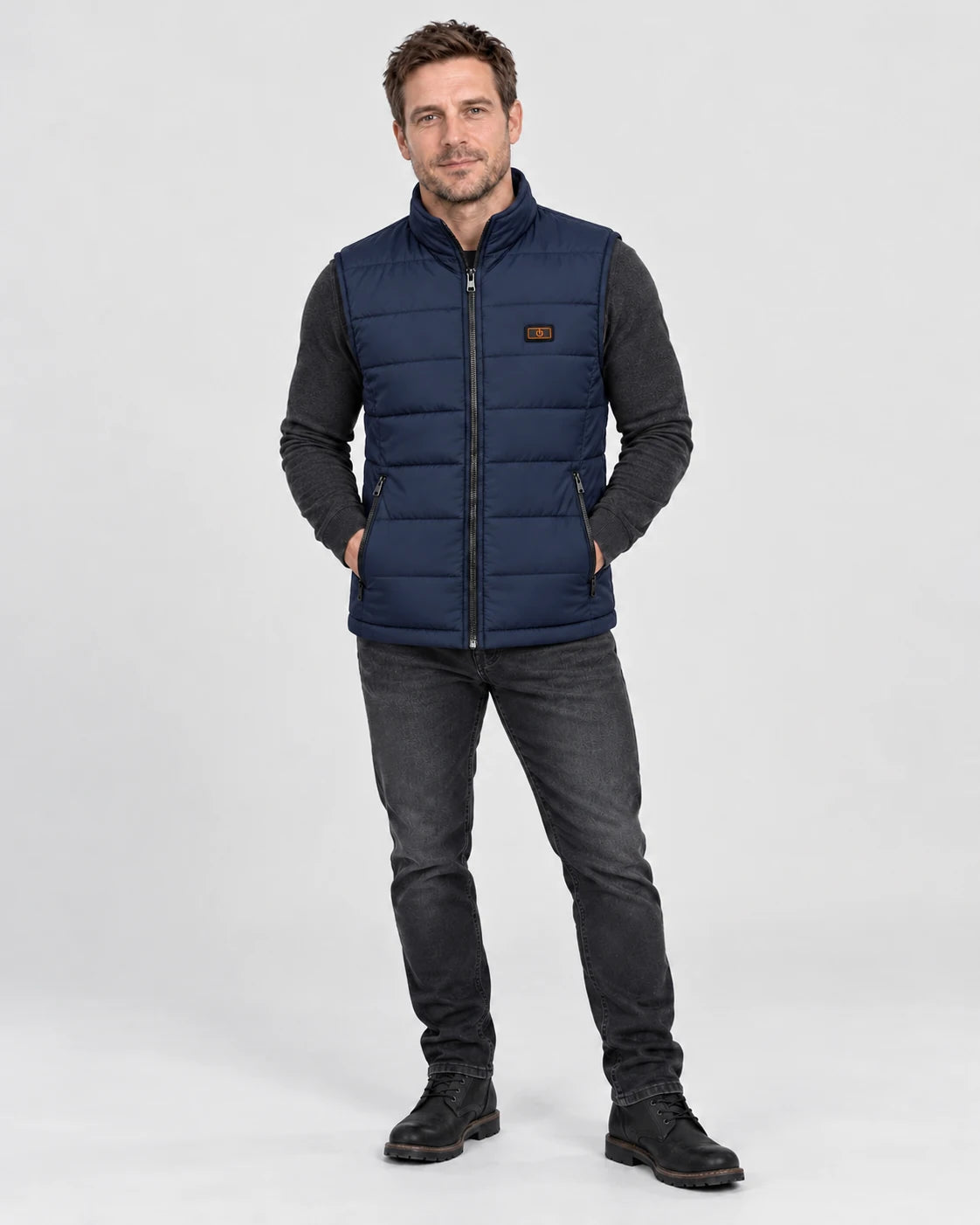 PyreFit Pivotan in navy – full-length view