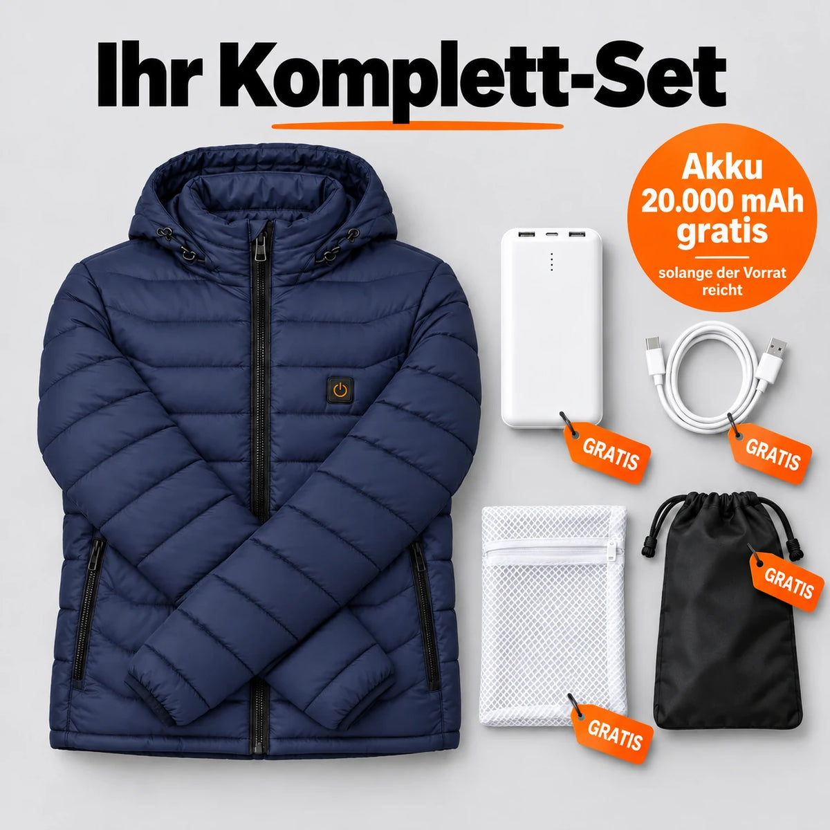 PyreFit Rangor en bleu marine – ensemble complet