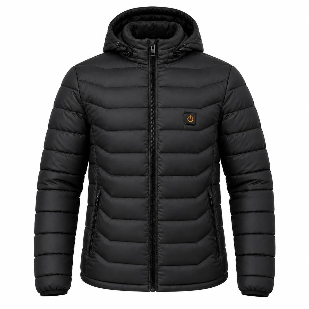 Men's heated puffer jacket PyreFit Rangor, product view without model