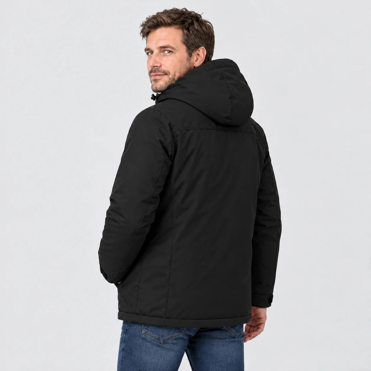 PyreFit Regaro en noir – vue de dos