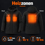 PyreFit Regaro en noir – zones chauffantes