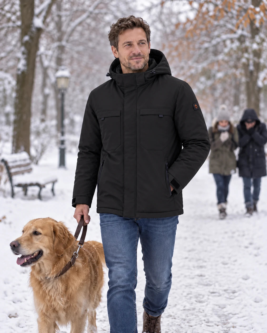 PyreFit Regaro en noir – au quotidien en hiver