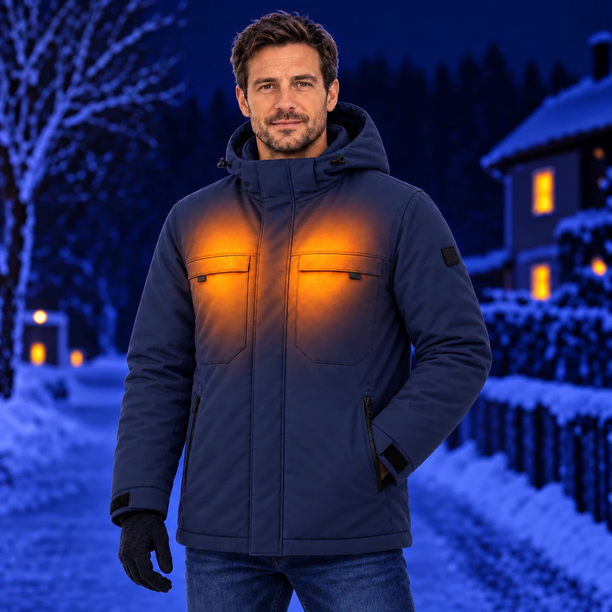 PyreFit Regaro en bleu marine – chaleur en hiver