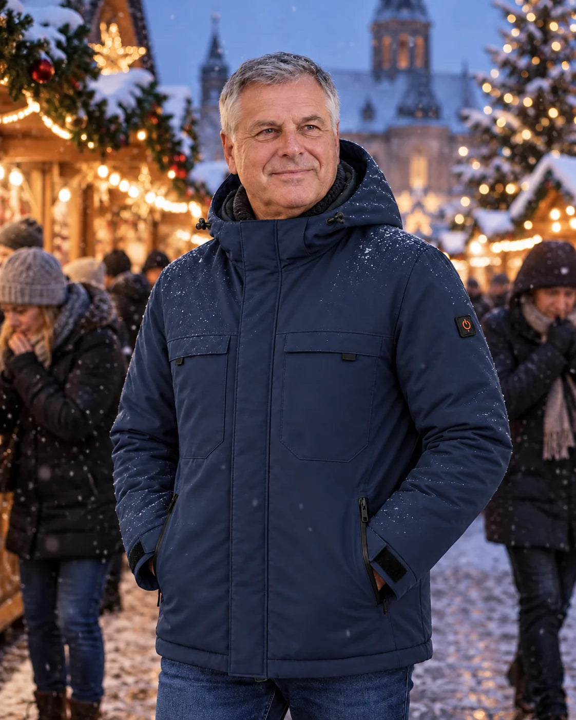 PyreFit Regaro en bleu marine – au quotidien en hiver