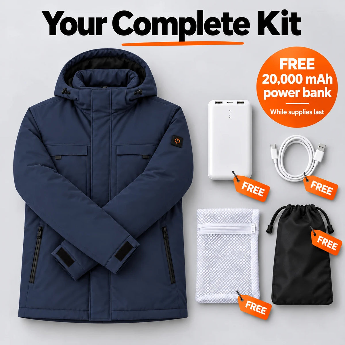 PyreFit Regaro in navy – Complete Set