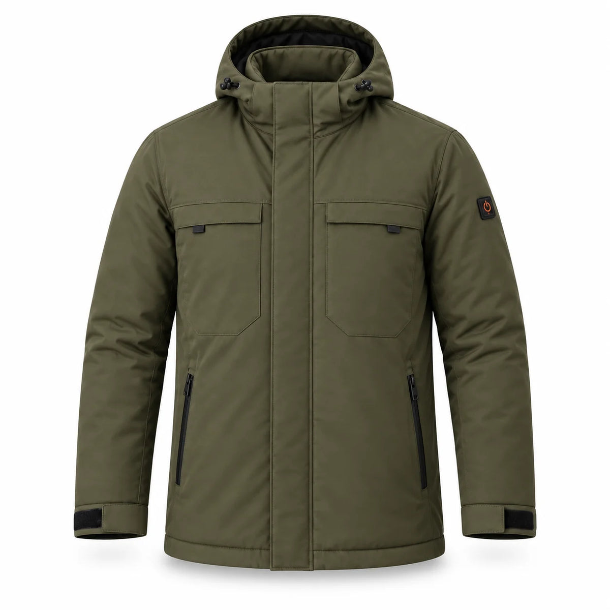 Parka chauffant pour homme PyreFit Regaro, vue du produit sans mannequin