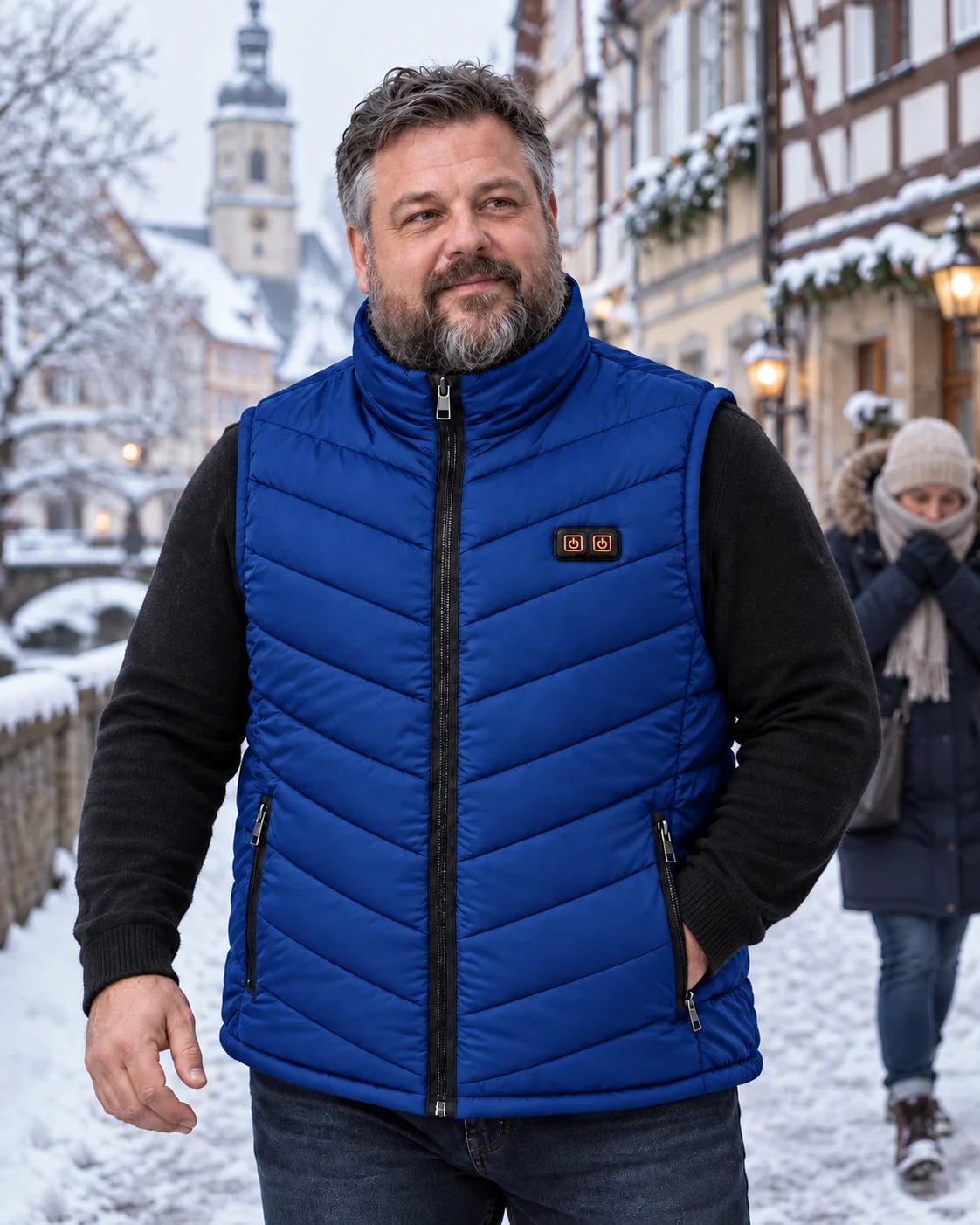 PyreFit Schattor en bleu – au quotidien en hiver