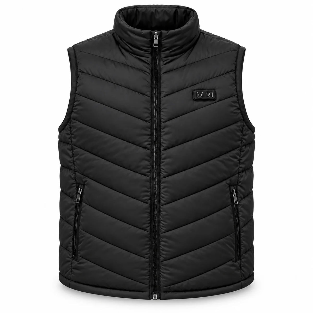 Veste chauffante sans manches unisexe grandes tailles PyreFit Schattor, vue du produit sans mannequin