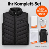 Ensemble complet : Schattor, batterie 20 000 mAh, câble de recharge, sac de lavage et sac de rangement