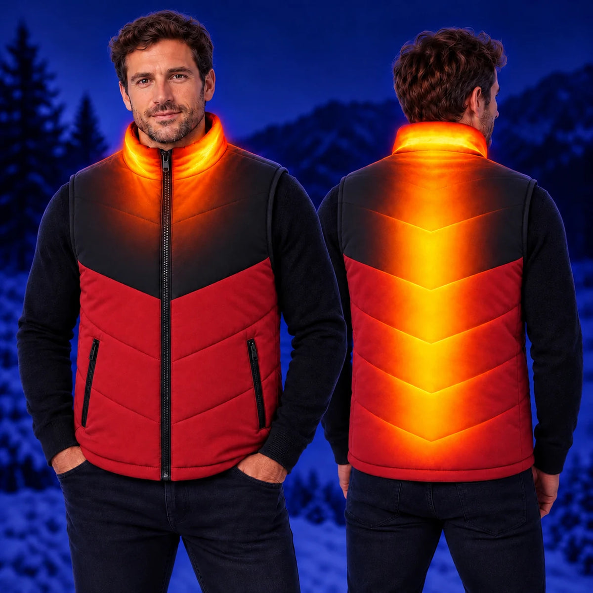 PyreFit Sherpor in red – warmth in winter