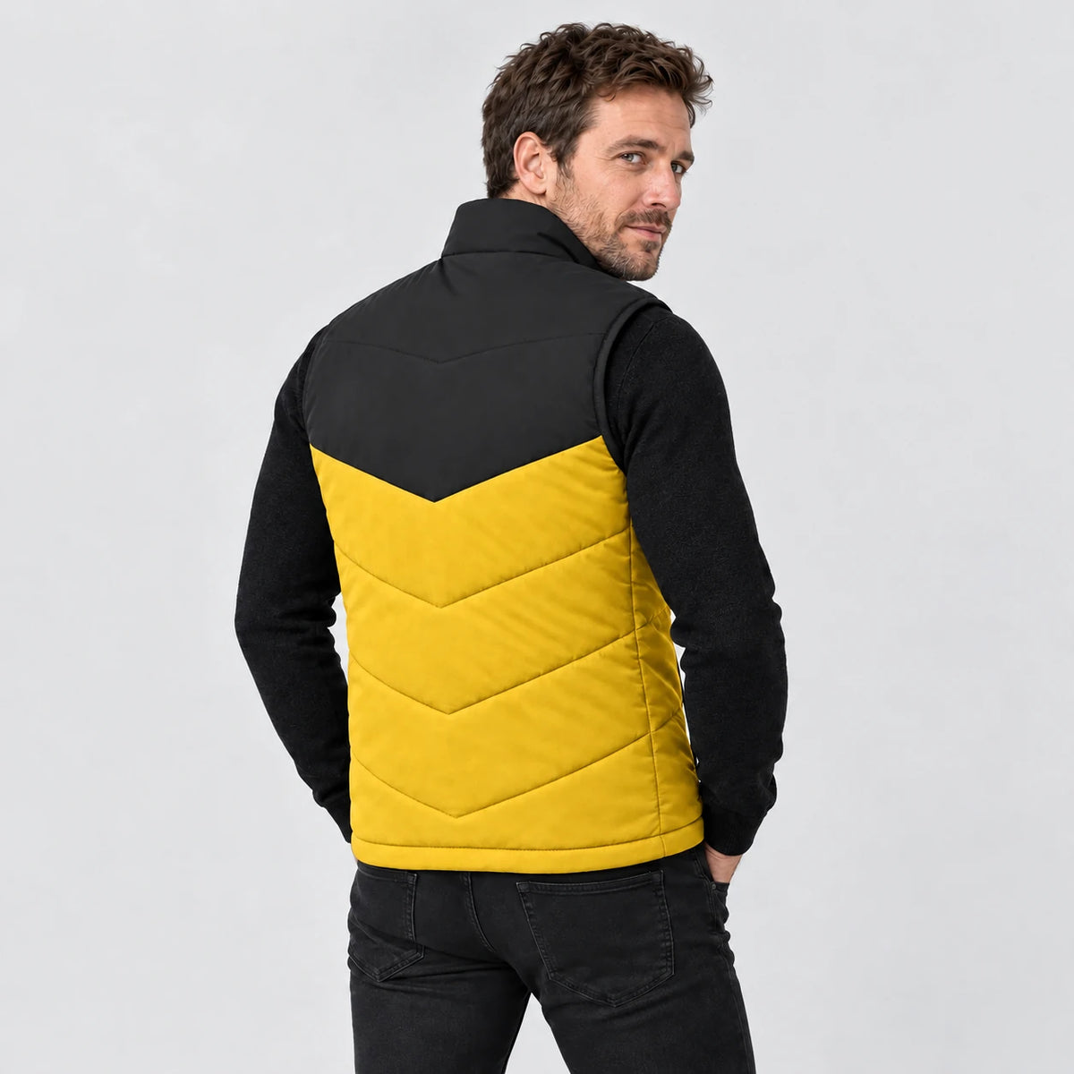 PyreFit Sherpor in yellow – back view