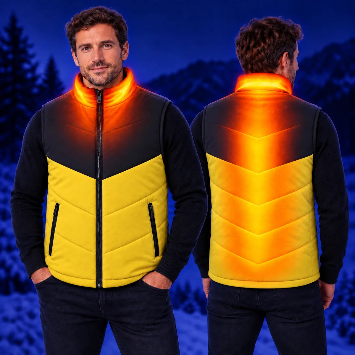 PyreFit Sherpor in yellow – warmth in winter