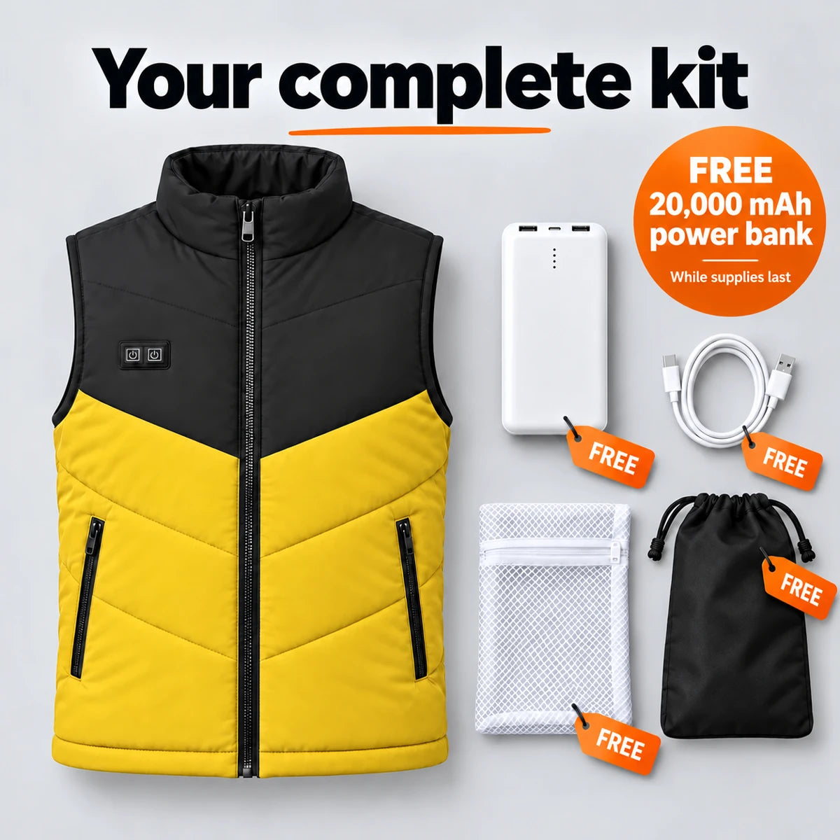 PyreFit Sherpor in yellow – Complete Set