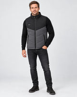 Men's heated vest PyreFit Sherpor, full-length view