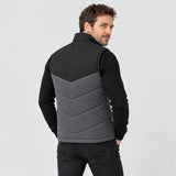 Men's heated vest PyreFit Sherpor, back view
