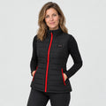Women's heated vest PyreFit Silvaia, worn, front view