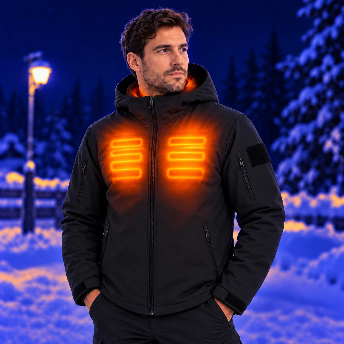 Heated everyday jacket PyreFit Summaro – warmth across the chest and back
