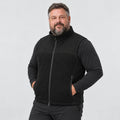 Veste chauffante sans manches unisexe à largeur ajustable PyreFit Tarnor, portée, vue de face