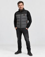 Veste chauffante sans manches unisexe PyreFit Trailon, vue en pied