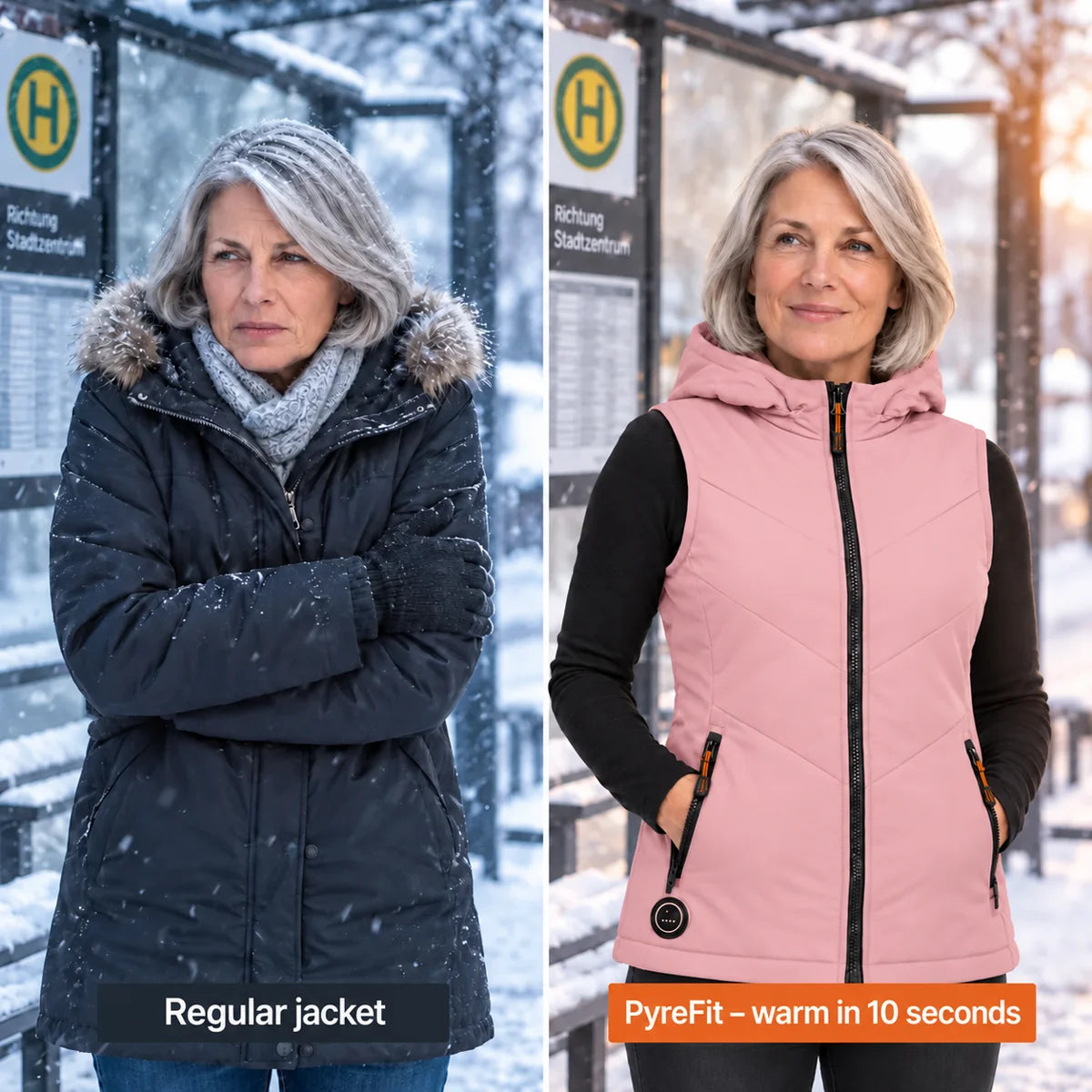 PyreFit Transitor in pink – comparison