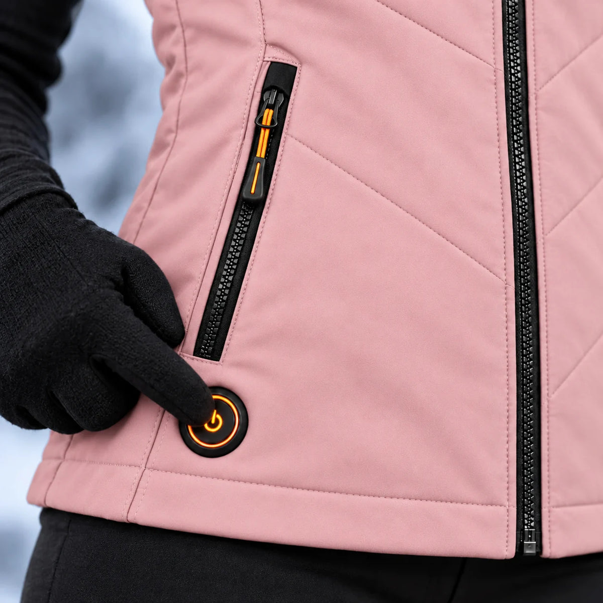PyreFit Transitor in pink – controls close-up