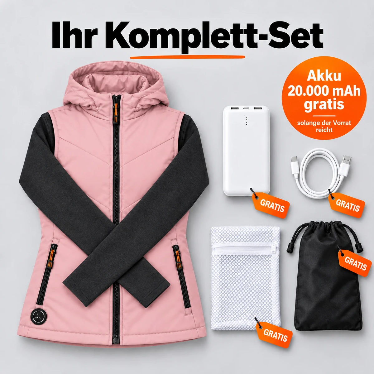 PyreFit Transitor en rose – ensemble complet