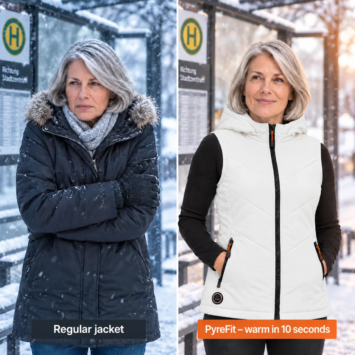 PyreFit Transitor in white – comparison