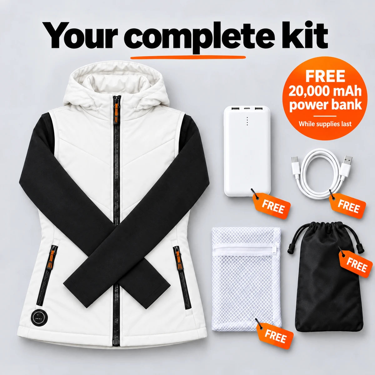 PyreFit Transitor in white – Complete Set