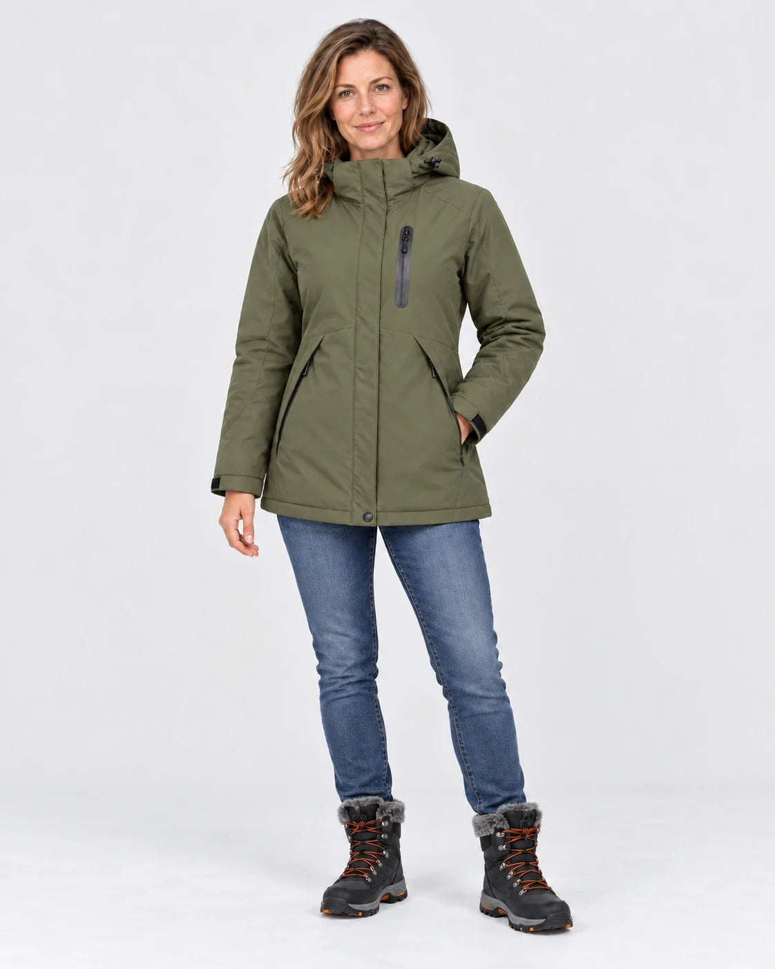 PyreFit Traverso in khaki – full-length view