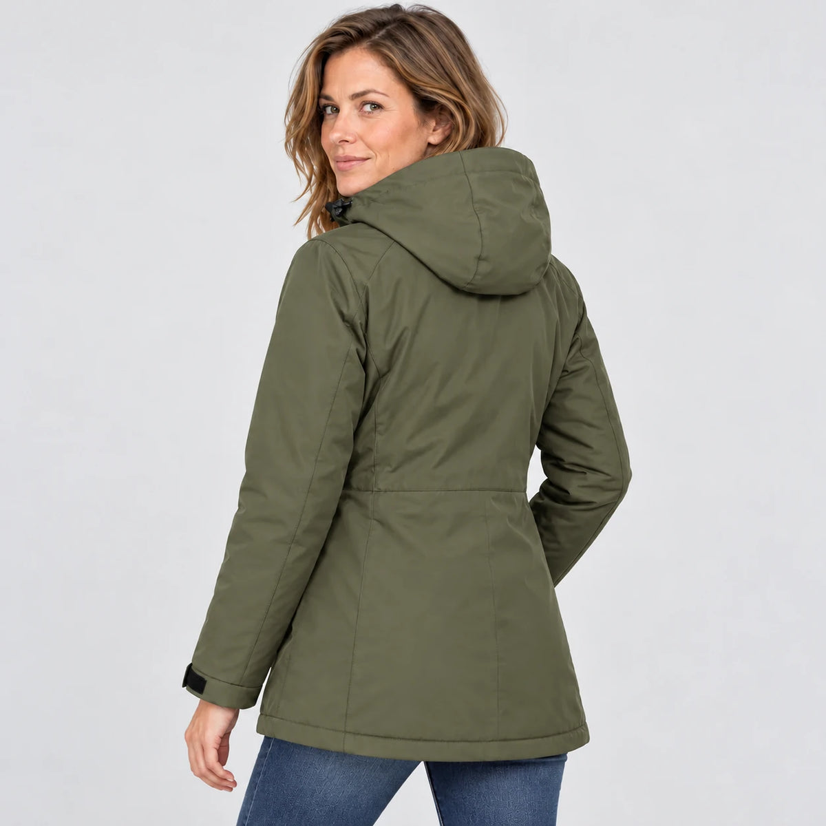 PyreFit Traverso in khaki – back view