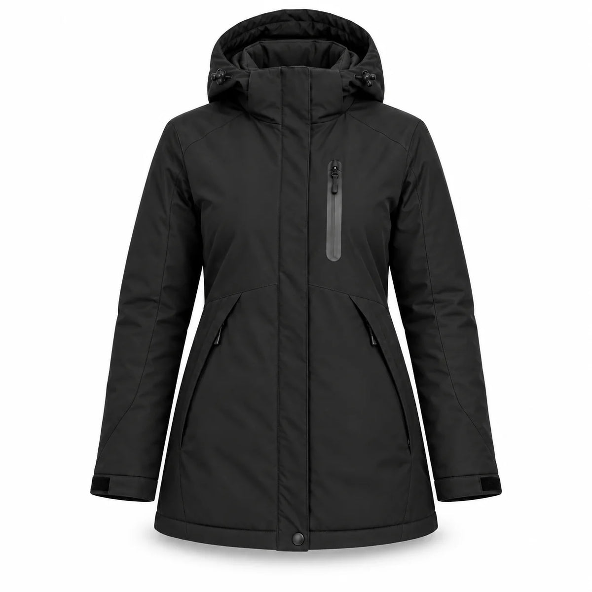 Women's heated parka PyreFit Traverso, product view without model
