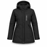 Women's heated parka PyreFit Traverso, product view without model