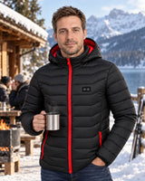 Manteau matelassé chauffant pour homme PyreFit Travina au quotidien en hiver : la fin de semaine