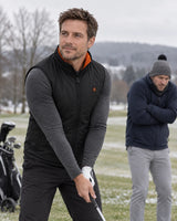 Veste chauffante sans manches sport pour homme PyreFit Ventaro au quotidien en hiver : au golf