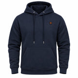 Men's heated hoodie PyreFit Zippa, product view without model