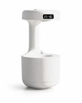 Humidifier with raindrop effect and LED clock – product view 1