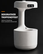 Humidifier with raindrop effect and LED clock – product view 5