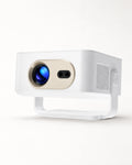 Mini projector in white and champagne