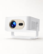 Mini projector in white and champagne