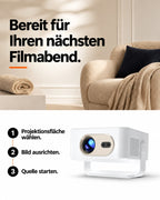 Mini projector – ready for your next movie night.