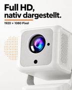 Mini projecteur – full HD, en résolution native.