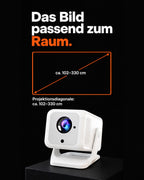 Mini projecteur – une image adaptée à la pièce.