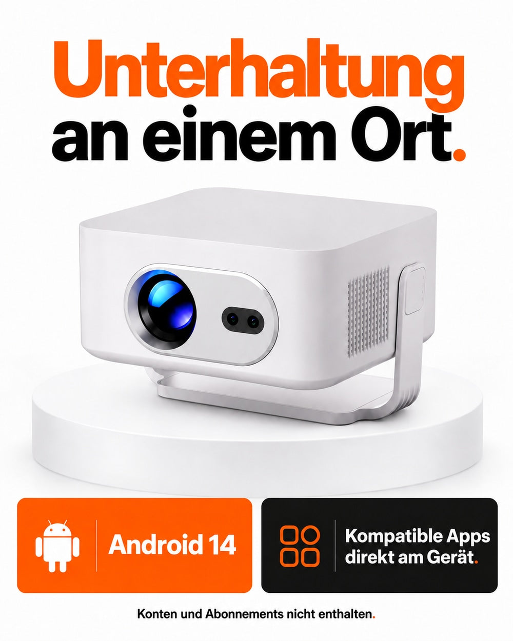 Mini projector – Android 14