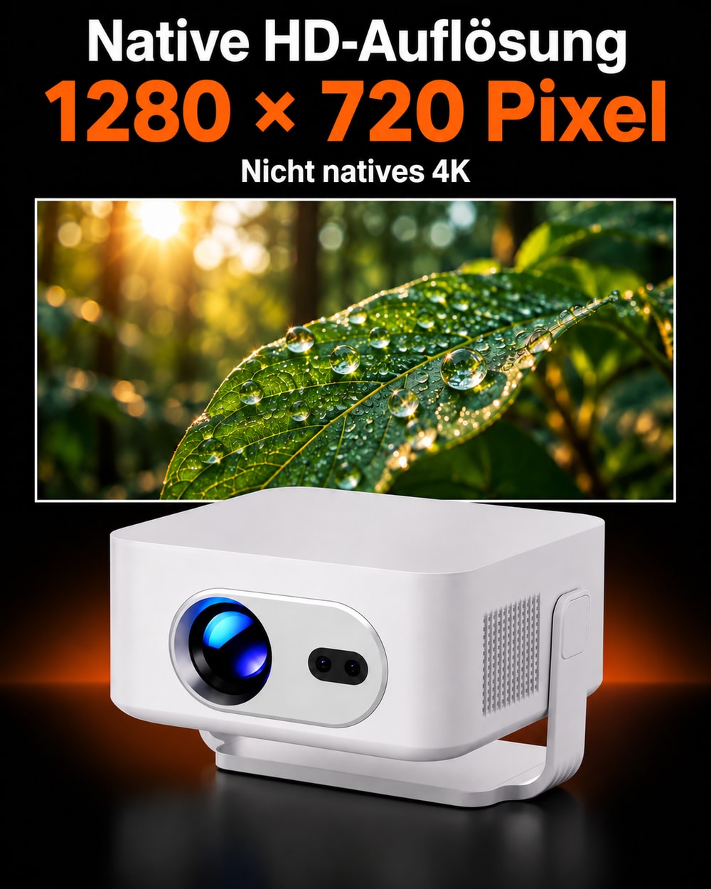 Mini projector – native HD resolution