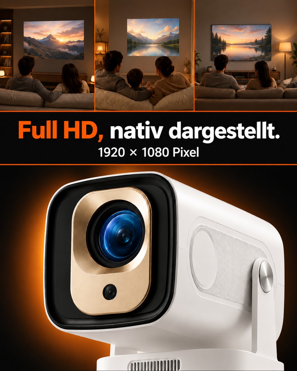 Mini projector – product view 4